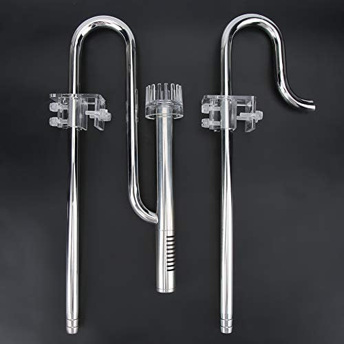 Zerodis Floating Skimmer Pipe, Aquarium and Accessories, Inflow Outflow Oil Film Skimmer Filter Pipe Plant Inflow Pipe, Fish for Aquarium (12mm oil film old model)