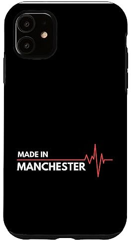 iPhone 11 Born In Manchester UK United Kingdom Birth Place City Case