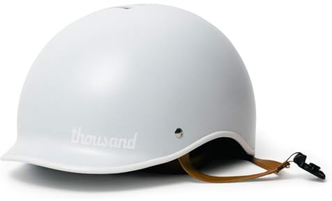Casque de vélo Adulte Thousand Heritage – Casque Unisexe ventilé avec système antivol PopLock – Idéal pour Le vélo ou Le Skateboard, pour Hommes et Femmes – Heritage 2.0 Gris Tourterelle, Taille L
