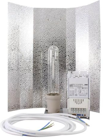 Weedness Grow Lampe Set 150 Watt NDL für Blütehpase – Anbau Indoor Pflanzenbeleuchtung Pflanzenlampe Box Natriumdampflampe NDL HPS