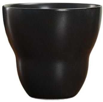 HDJNal Japanese Ceramic Coffee Mug,250ml Tea Cup, Porcelain Mug for Latte, Hot Tea, Cappuccino, Milk, Cocoa, Cup for Men Women Mug Lovers, Housewarming Gift (Black)
