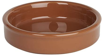 Olympia Plats Méditerranéens en Terre Cuite Grès - Bols à Tapas de Service avec Une Excellente Rétention de Chaleur - Facile à Nettoyer - Paquet de 6