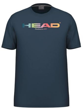 HEAD Rainbow T-Shirt Men, Navy