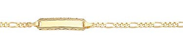 Gold Armband 8 k 333 Gelbgold Figarokette 16 cm