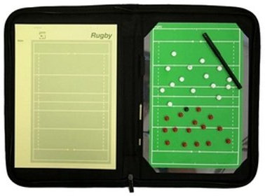 Visiodirect Carnet Tactique magnétique pour Rugby, 36 x 26 cm