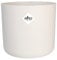 elho B.for Soft Rund 18 - Blumentopf für Innen - 100% recyceltem Plastik - Ø 18.3 x H 16.7 cm - Weiß/Weiss