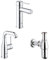 Grohe Essence Einhand-Waschtischbatterie (glatter Körper) 34294001 + Waschtischarmatur + Waschtische