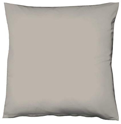 fleuresse 9200 Colours Interlock Jersey Kissenbezug aus 100% Baumwolle, Oekotex Standard 100, 35 x 40 cm, grau