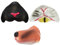 Fuchs-Nasen-Accessoire für Kostüm, Fuchs-Nase, Latex, Einheitsgröße