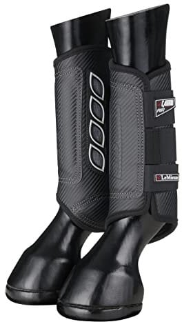 LeMieux Carbon Air XC Gamaschen Front - Size L