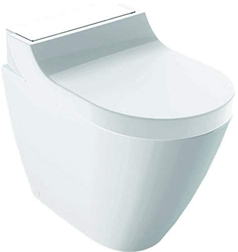 Geberit AquaClean Tuma Comfort WC-Komplettanlage, Stand-WC, Farbe: Glas Weiß