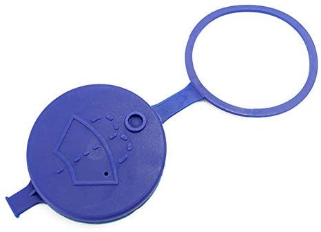 Windshield Reservoir Bottle Cap, Windshield Wiper Washer Flui-d Reservoir Tank Bottle Cap Compatible with Peugeot 307 206 207 Blue