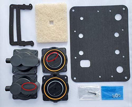 HiBlow HP-60/80 Umbau-/Reparatur-Set mit Filterdeckel und Basisdichtungen, Originalprodukt, Schwarz, Alarm, Unterputzmontage, Drucksensor