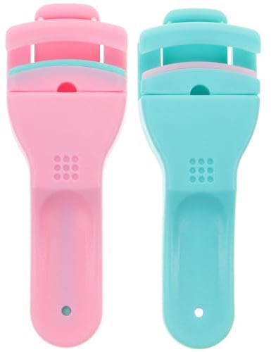 Beaupretty 2pcs Eyelash Curler Plastic Lash Curler Eyelashes Curling Refill Rubber Pad Clip Eyelash Makeup Tool for Women Girls