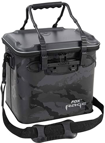 Fox Rage Camo Welded Bag Medium 30,8X 23,8x28cm - Tasche zum Raubfischangeln, Angeltasche für Tackle & Kunstköder, Ködertasche, Tackletasche