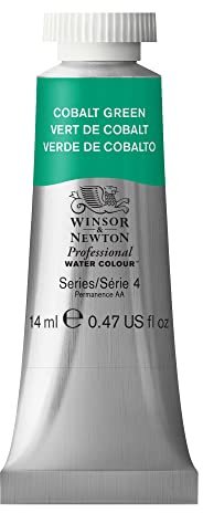 Winsor & Newton Professional Watercolour Paint, Artist Quality, Finest Pigments, Cobalt Green, 14 ml Tube