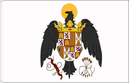 GUION REAL DE LOS REYES CATOLICOS S. XV. ESPAÑA. CALIDAD RASO PREMIUM. TAMAÑO GRANDE 150X90