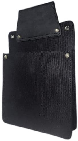 Kellnertasche für iPad Mini oder Tablet. Kellner der Zukunft Zubehör Schwarz Hochwertiges Canvas Holster Etui für Kellner Gürtel Cafe Bar Restaurant Hotel Kavali Concepts