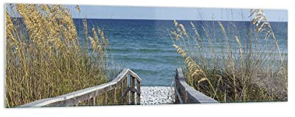 Bilder auf Glas 160x50cm Wandbild Glasdruck Landschaften Maritim - 4180