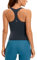 CRZ YOGA Damen Butterluxe Tank Tops Racerback Sport Top Yoga Fitness Oberteil Tanktops mit Integriertem BH Echte Marine 40