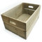 Jones & Grey Vintage Style Rustic Wooden Apple Fruit Crate Bushel Box Storage