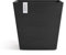 Ecopots Blumentopf Rotterdam Dunkel Grau - 45 x 45 cm quadratisch klein - mit Bewässerung - Pflanzentopf aus Recycling Kunststoff - Übertopf modern für Indoor und Outdoor