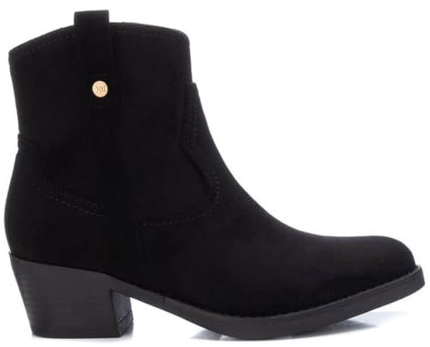 XTI - Botas Camperas Mujer Negro - Calzado Cómodo y Versátil - Moda casual - Modelo 14203902 (Talla 38)