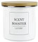 Purely Home Minimalist Range Scent Booster Storage Canister - White Metal Enamel Kitchen And Bathroom Storage Container