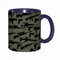 DHAEY Mug porcelaine fine Arme mitrailleuses armée pistolet fusil mitrailleuse militaire,vert armée, |Mug humour pour collègue, amis, copains, frères et soeurs |Mug original avec