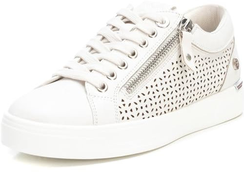 XTI - Zapatilla Mujer Blanco - Calzado Cómodo y Versátil - Moda Casual - Modelo 14249004 (Talla 36)