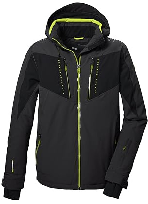 Killtec Herren Ksw 413 Mn Ski Jckt Skijacke/Funktionsjacke mit abzippbarer Kapuze, Schneefang und Unterarmventilation