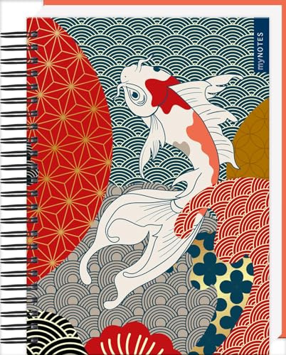 myNOTES Papeterie: Ringbuch Japan: Notizbuch mit Spirale, punktkariert, für Kreatives und Erinnerungen (myNotes Ringbuch)