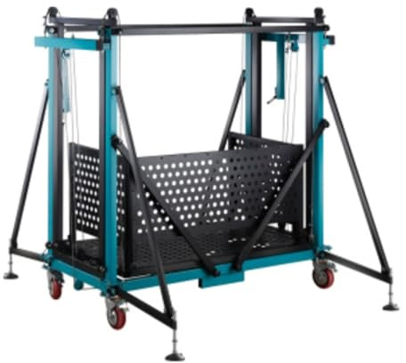 Scaffolding Platform Electric Elevator Scaffolding Work Climbing Platform, Multipurpose Scaffold Lifting Tower with Remote for Indoor and Outdoor Decoration Construction High-altitude Operation Mobile