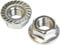 50 Stück Sperrzahnmuttern M3 DIN 6923 Edelstahl A2 - Flanschmuttern mit Sperrverzahnung (UKV) - Edelstahlmuttern - Sechskantmuttern mit Flansch und Zahnrippen - V2A Inox rostfrei