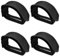 GIONAR 4 Stück Fahrradpedalriemen, Anti-Slip Pedalriemen Fahrrad, Fahrrad Pedal Straps, Fahrrad Anti-Rutsch-Doppelklebebänder Pedal Zehenclip Riemen für Heimtrainer und Indoor Fahrrad Pedale