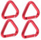 MILISTEN 4stücke Dreieck Karabiner Aus Aluminiumlegierung Praktische Leichte Kletterhaken Für Rucksack Schlüsselanhänger Und Camping Robuste Vielseitige Karabiner Für Täglichen Gebrauch