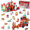 Advent Calendar 2025 Blocks, Building Blocks Toy 24 Days Christmas Countdown Building Sets Calendars for Adults Teens Kids Christmas Thanksgiving Blocks Calendar Boxes Surprises Toy