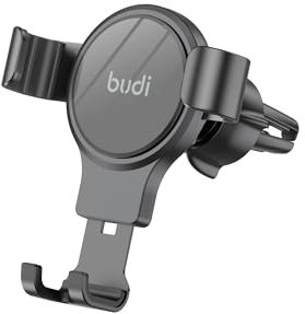 BUDI - Universal Gravity Car Holder Vent - 360 Rotation, Gravity Linkage, Single Handed, Large Screens