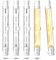 Lamptobe R7S Halogenstab 78MM 48W 230V, Halogenlampen r7s 78mm Dimmbar Warmweiß 2800K, J78 T3 Linear Halogen Leuchtmittel, 5 Stück