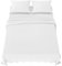 Dreamzie Sabanas Cama 160 - Juego Sábanas 4 Piezas - Sábanas Bajera Ajustable - Encimera - 2 Funda de Almohada 65x65 (Cama 160-160x190/200 cm, Blanco)