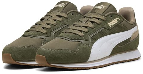 Puma Unisex Softride St Miler Sd Sneaker, Loden Green Puma White Gum, 45 EU