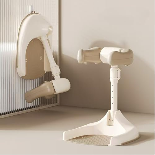 Support debout pour fête prénatale - Tour de bain pour bébé - Support de douche antidérapant - Base antidérapante - Tour câlin pour 8 à 36 mois - Sécurité et stabilité - 39 x 33,5 x 44 cm - 54 cm