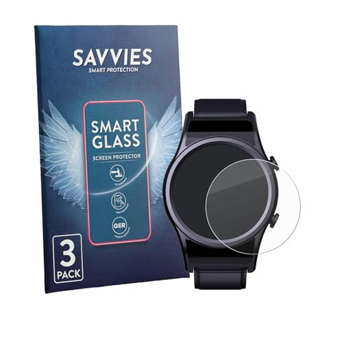Savvies 3 Stück Panzer Schutz Glas für DigiKuber FSSB 1.3 9H Schutzfolie HD Klar, Blasenfrei, Anti-Fingerabdruck, Stoßfest, Displayschutz