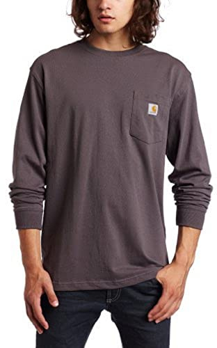 Carhartt Herren Loose Fit Heavyweight Long-Sleeve Pocket T-Shirt