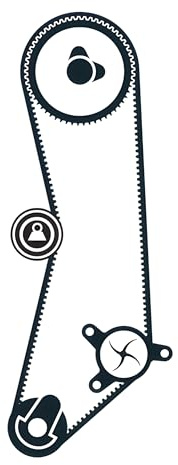SKF Wasserpumpe und Zahnriemensatz VKMC 02202 Höhe 171 mm Länge 271 mm Breite 142 mm - OE-Qualität