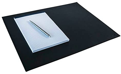 Durable Schreibunterlage Leder (für Konferenzräume, 420 x 300 mm) 1 Stück, schwarz, 730401