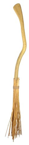 Bristol Novelty HI294 Witch Broom, Brown, One Size