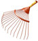 Outils Wolf Spain UA35 Balai à feuilles sans manche Orange/jaune