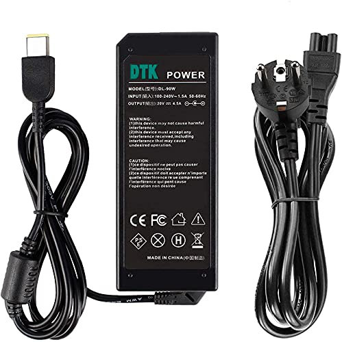Dtk® PC Portatile Alimentatore Caricabatteria Notebook Adattatore per 20V 4.5A 90W(20V 3.25A 65W Compatibile) Caricatori alimentatori Caricabatterie Connettore: 11mm x 5mm Eur