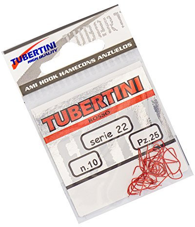 Tubertini Angelhaken zum Forellenangeln, 25 Stück, 10 Stück